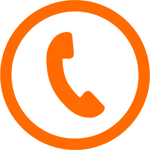 Phone icon orange