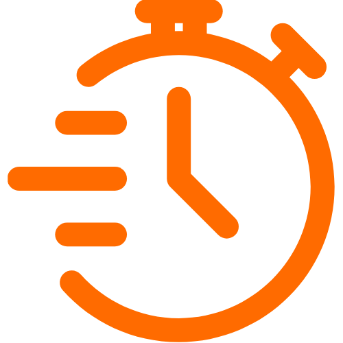 stop watch orange